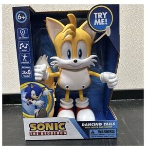 Sonic The Hedgehog TAILS Dancing LIGHT UP SOUND Limited Edition 10 inch Figure